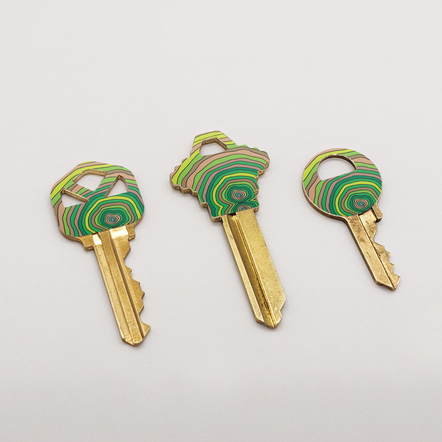 Groovy Green Tree Anillos